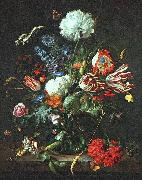 HEEM, Jan Davidsz. de Vase of Flowers  sg USA oil painting artist